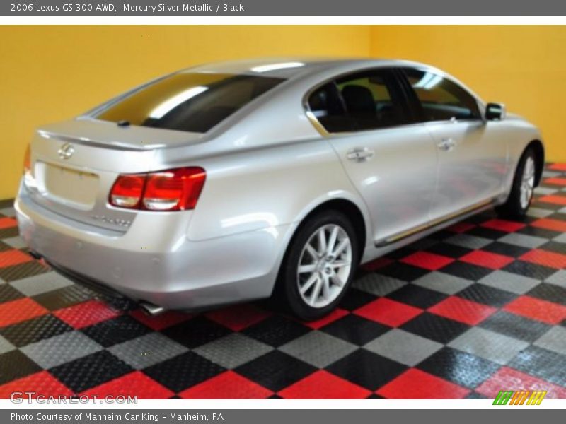 Mercury Silver Metallic / Black 2006 Lexus GS 300 AWD