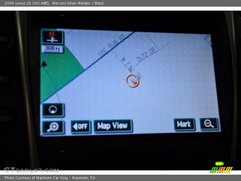Mercury Silver Metallic / Black 2006 Lexus GS 300 AWD