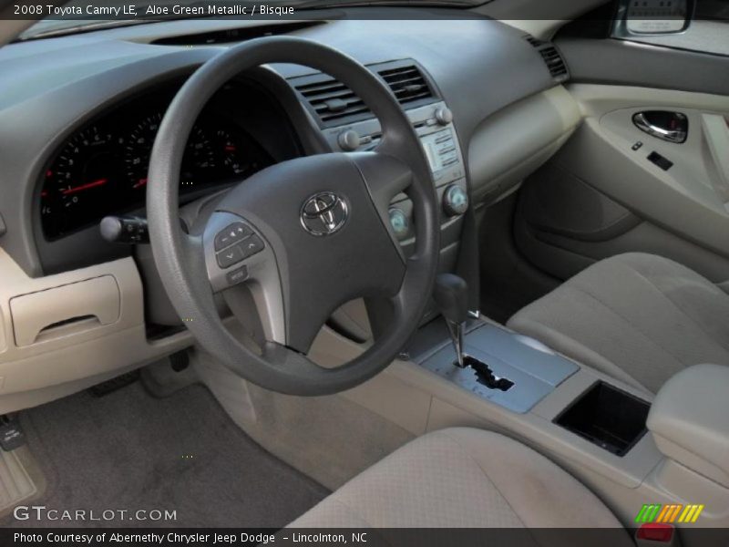 Aloe Green Metallic / Bisque 2008 Toyota Camry LE