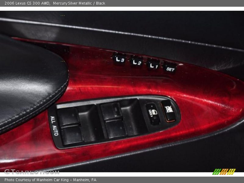 Mercury Silver Metallic / Black 2006 Lexus GS 300 AWD