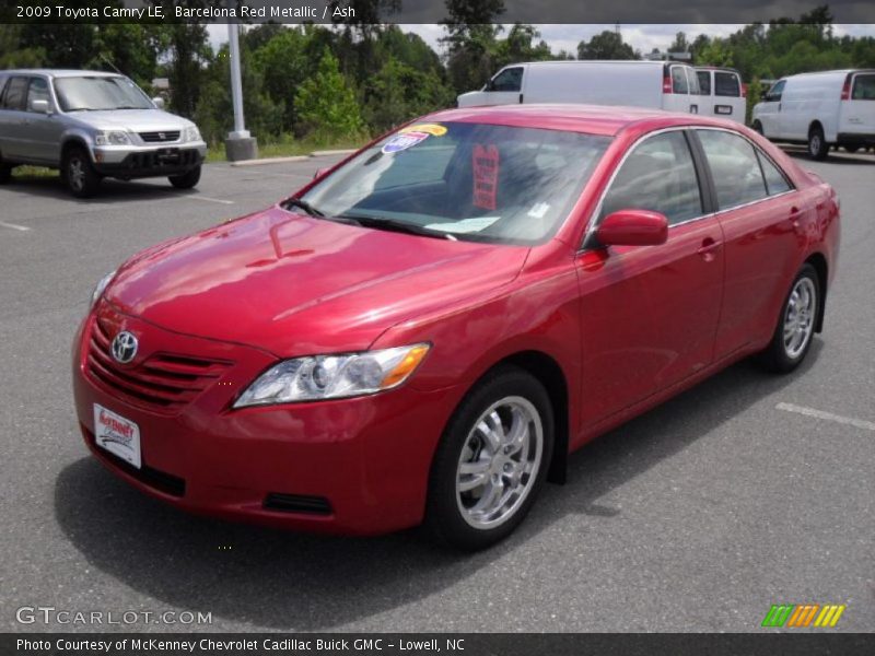 Barcelona Red Metallic / Ash 2009 Toyota Camry LE