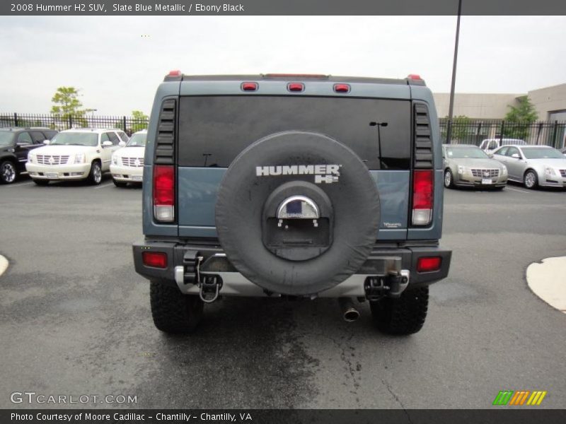 Slate Blue Metallic / Ebony Black 2008 Hummer H2 SUV