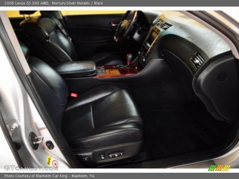 Mercury Silver Metallic / Black 2006 Lexus GS 300 AWD
