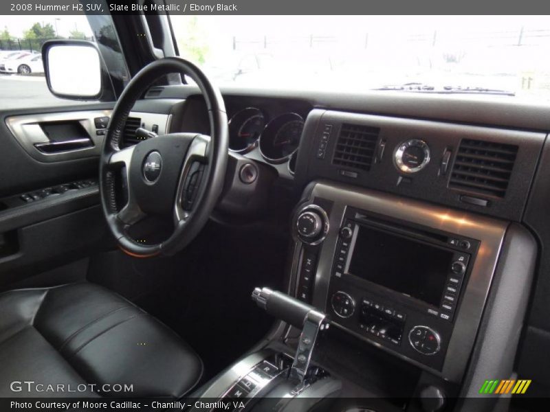 Slate Blue Metallic / Ebony Black 2008 Hummer H2 SUV