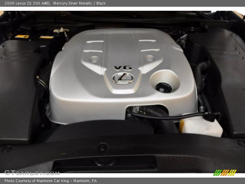 Mercury Silver Metallic / Black 2006 Lexus GS 300 AWD
