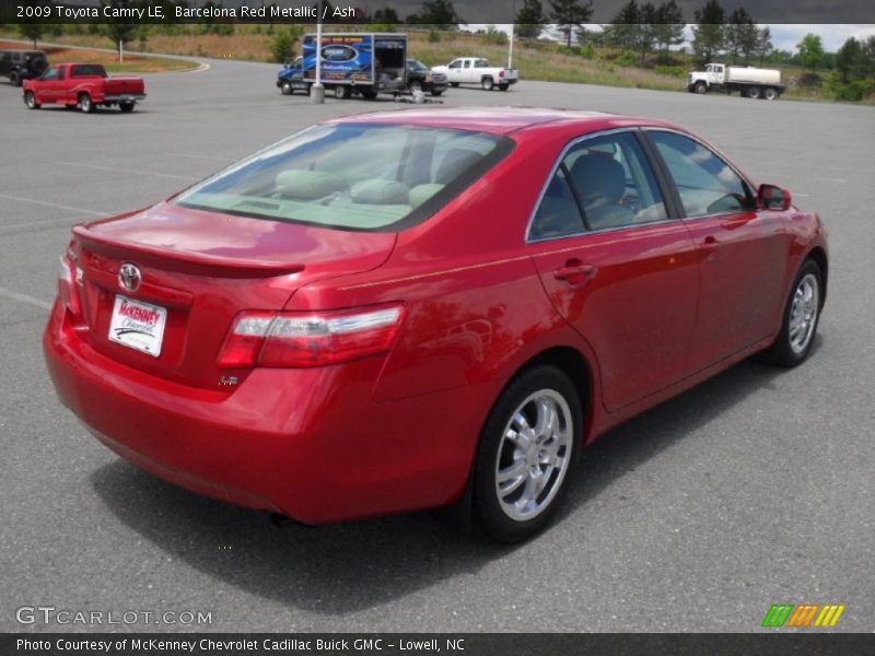 Barcelona Red Metallic / Ash 2009 Toyota Camry LE