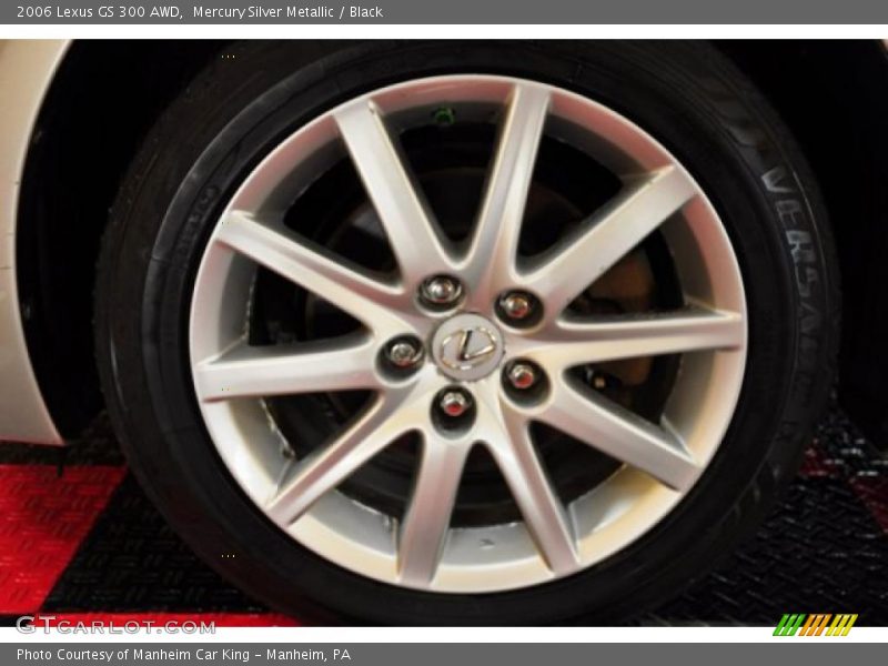 Mercury Silver Metallic / Black 2006 Lexus GS 300 AWD