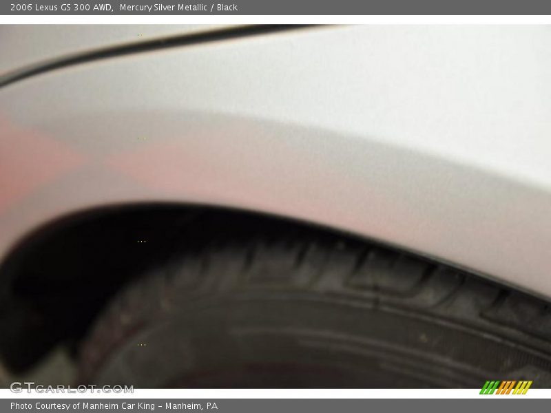 Mercury Silver Metallic / Black 2006 Lexus GS 300 AWD