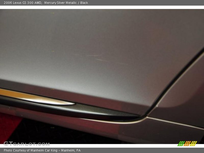 Mercury Silver Metallic / Black 2006 Lexus GS 300 AWD