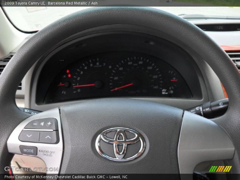 Barcelona Red Metallic / Ash 2009 Toyota Camry LE
