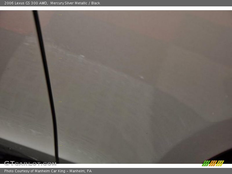 Mercury Silver Metallic / Black 2006 Lexus GS 300 AWD
