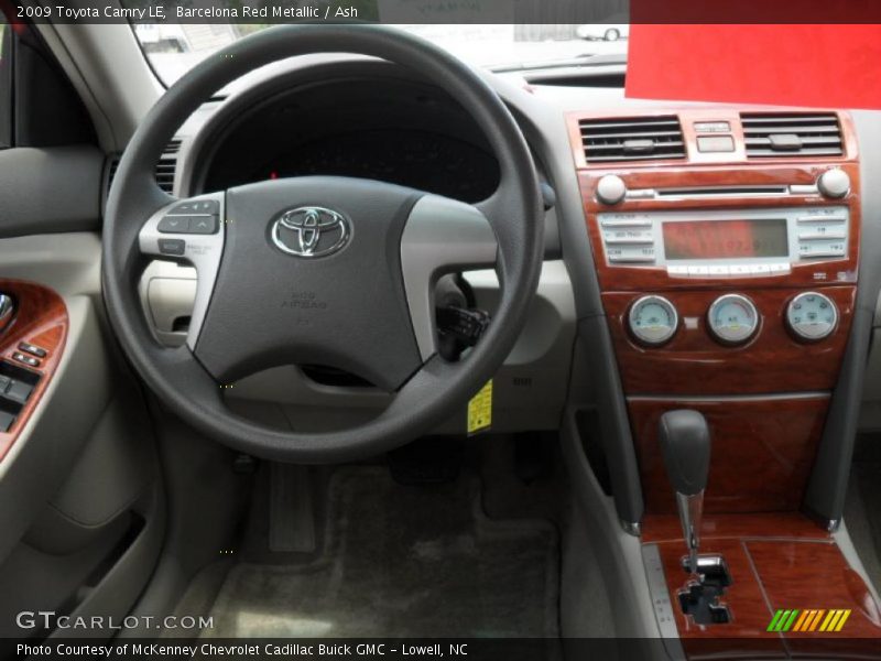 Barcelona Red Metallic / Ash 2009 Toyota Camry LE