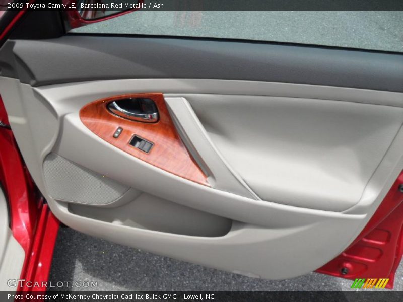 Barcelona Red Metallic / Ash 2009 Toyota Camry LE