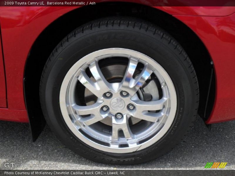 Barcelona Red Metallic / Ash 2009 Toyota Camry LE