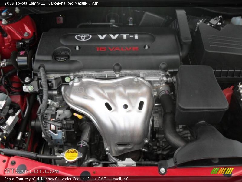Barcelona Red Metallic / Ash 2009 Toyota Camry LE