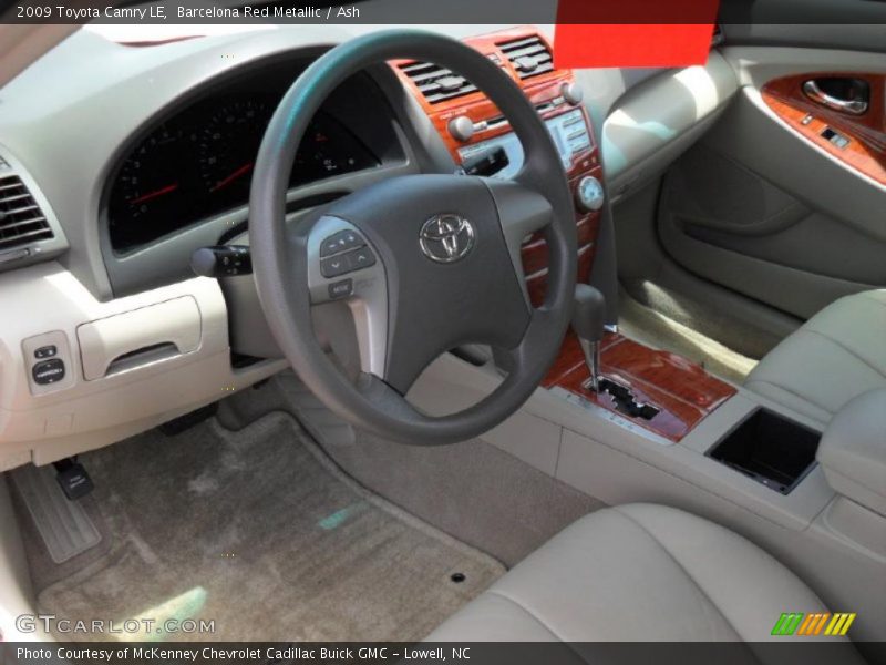 Barcelona Red Metallic / Ash 2009 Toyota Camry LE