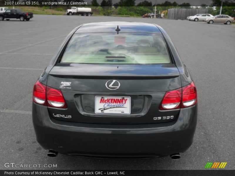 Verdigris Mica / Cashmere 2007 Lexus GS 350