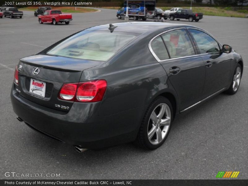 Verdigris Mica / Cashmere 2007 Lexus GS 350