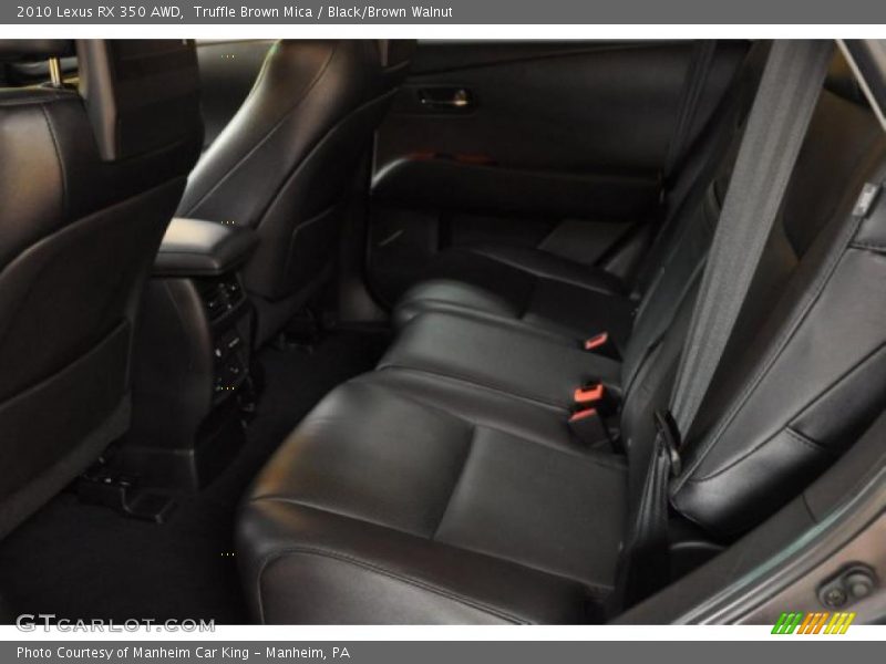 Truffle Brown Mica / Black/Brown Walnut 2010 Lexus RX 350 AWD