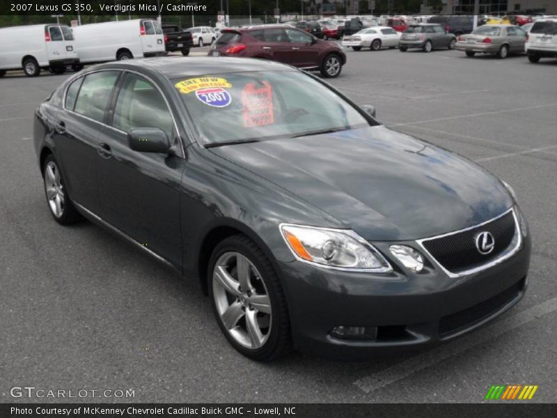 Verdigris Mica / Cashmere 2007 Lexus GS 350