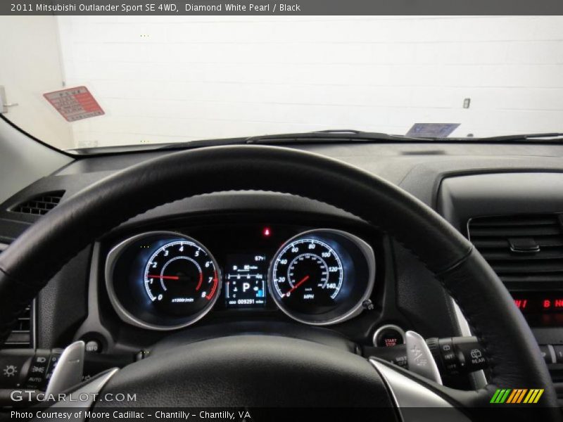 Diamond White Pearl / Black 2011 Mitsubishi Outlander Sport SE 4WD