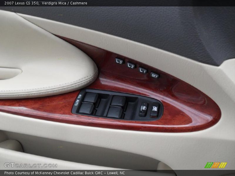 Verdigris Mica / Cashmere 2007 Lexus GS 350