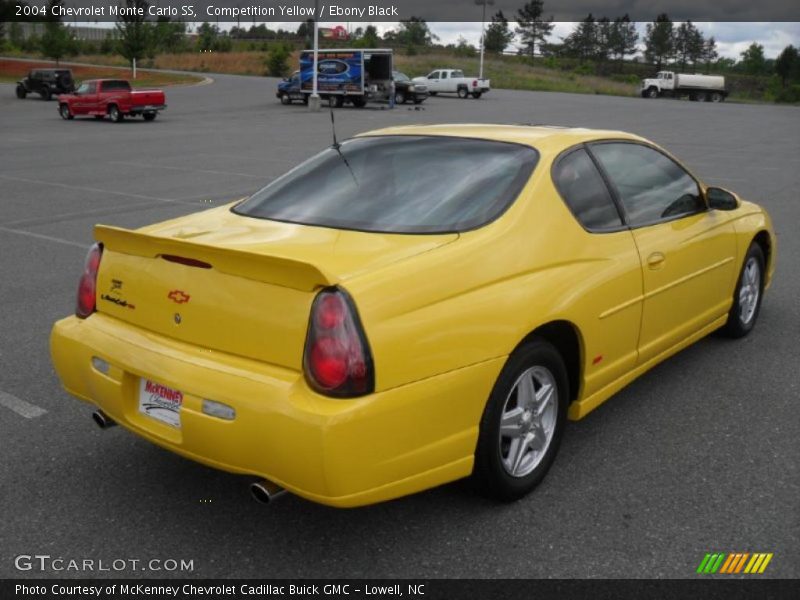 Competition Yellow / Ebony Black 2004 Chevrolet Monte Carlo SS