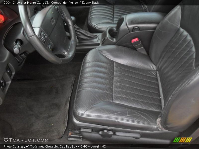 Competition Yellow / Ebony Black 2004 Chevrolet Monte Carlo SS
