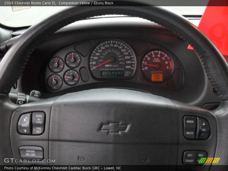 Competition Yellow / Ebony Black 2004 Chevrolet Monte Carlo SS