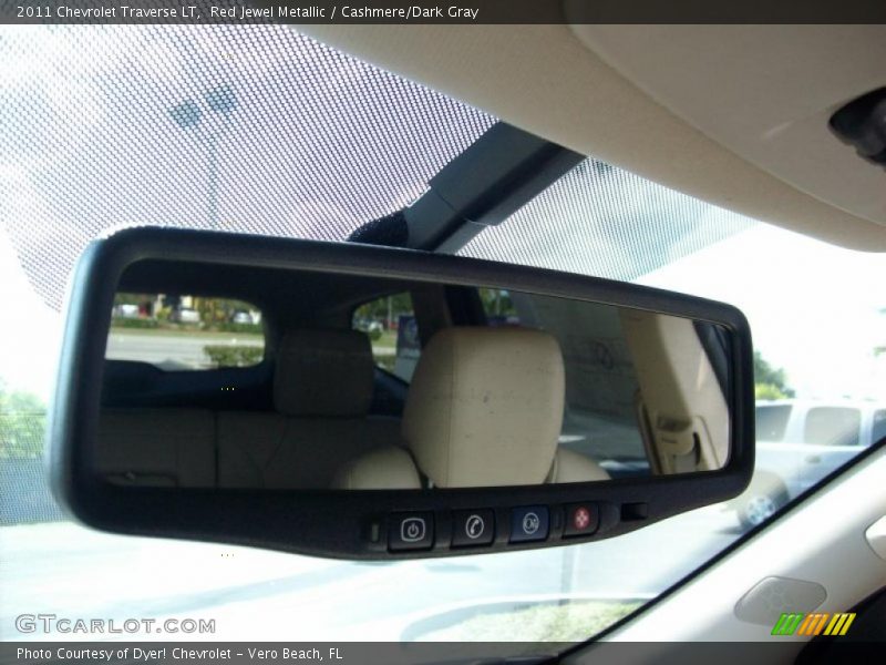 Red Jewel Metallic / Cashmere/Dark Gray 2011 Chevrolet Traverse LT