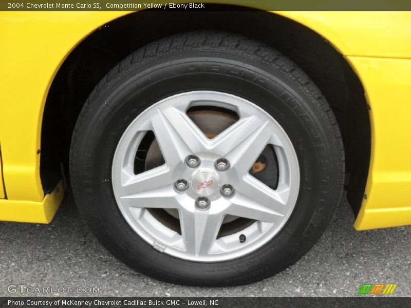 Competition Yellow / Ebony Black 2004 Chevrolet Monte Carlo SS