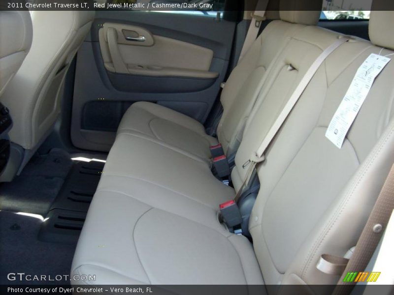 Red Jewel Metallic / Cashmere/Dark Gray 2011 Chevrolet Traverse LT