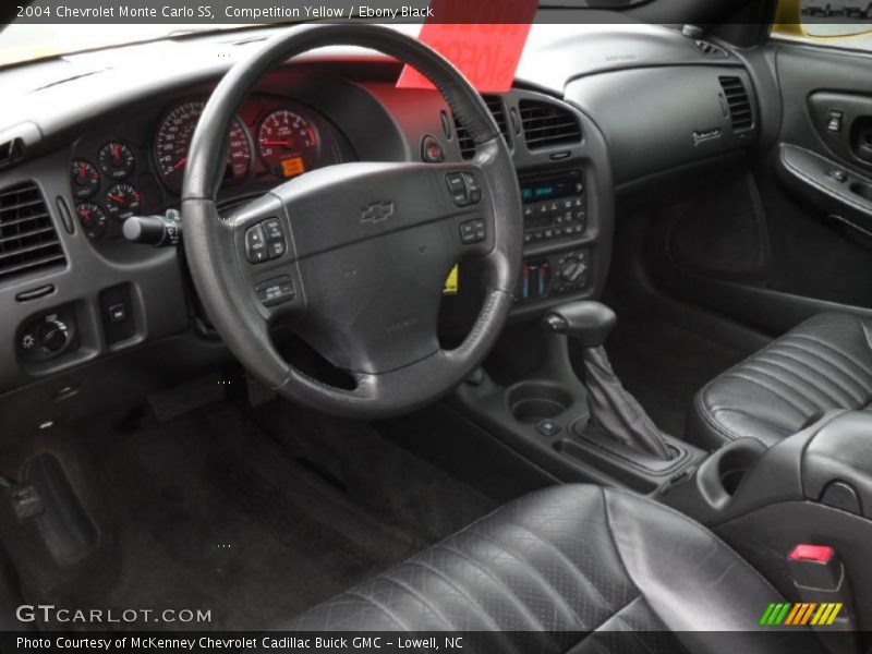 Competition Yellow / Ebony Black 2004 Chevrolet Monte Carlo SS