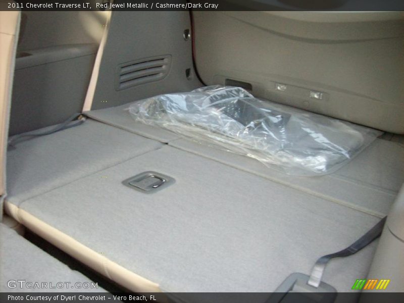 Red Jewel Metallic / Cashmere/Dark Gray 2011 Chevrolet Traverse LT