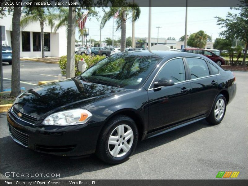 Black / Ebony 2010 Chevrolet Impala LS