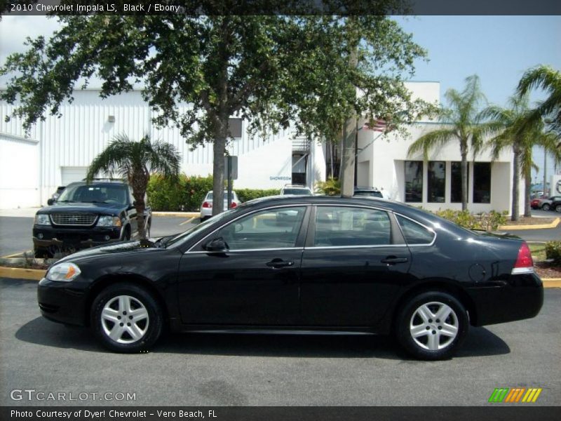 Black / Ebony 2010 Chevrolet Impala LS