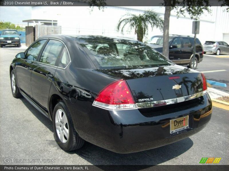 Black / Ebony 2010 Chevrolet Impala LS