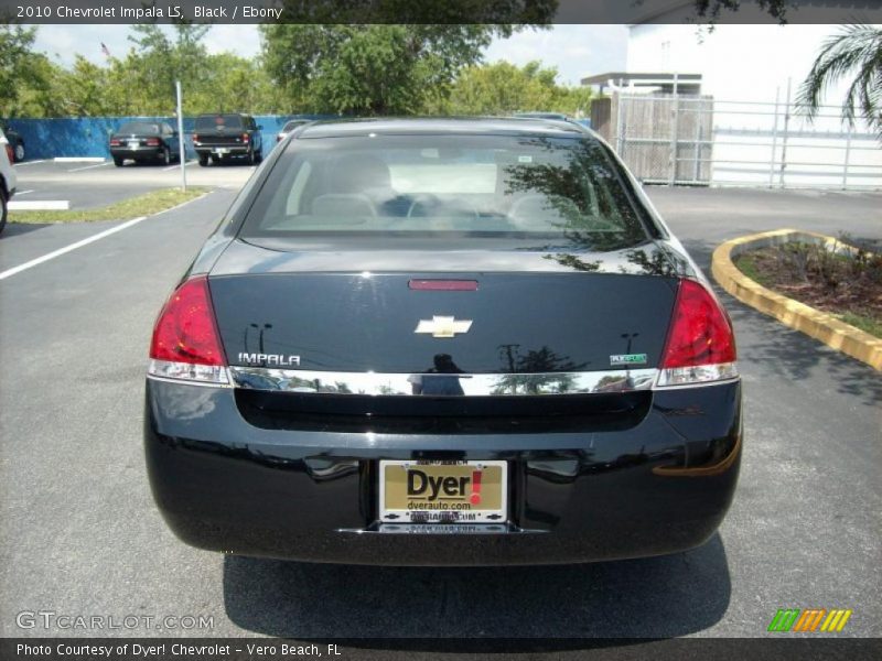Black / Ebony 2010 Chevrolet Impala LS