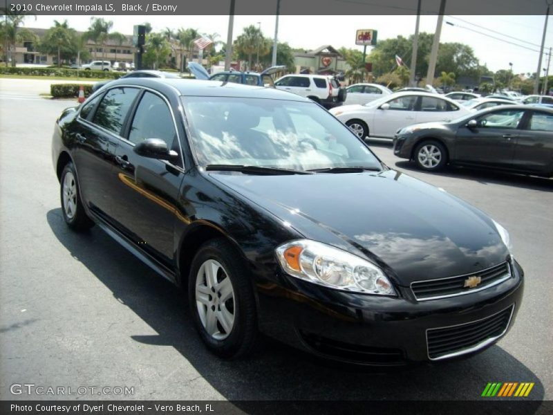 Black / Ebony 2010 Chevrolet Impala LS