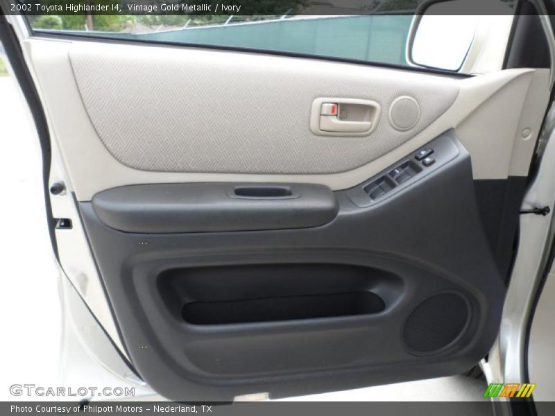 Vintage Gold Metallic / Ivory 2002 Toyota Highlander I4