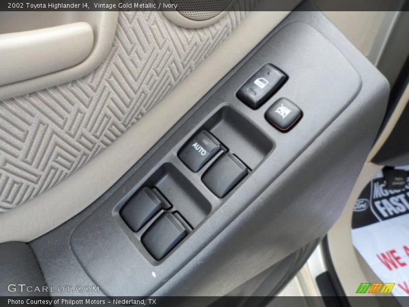 Vintage Gold Metallic / Ivory 2002 Toyota Highlander I4
