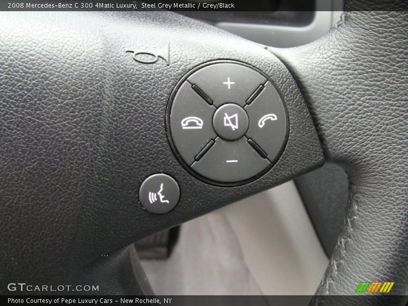 Steel Grey Metallic / Grey/Black 2008 Mercedes-Benz C 300 4Matic Luxury