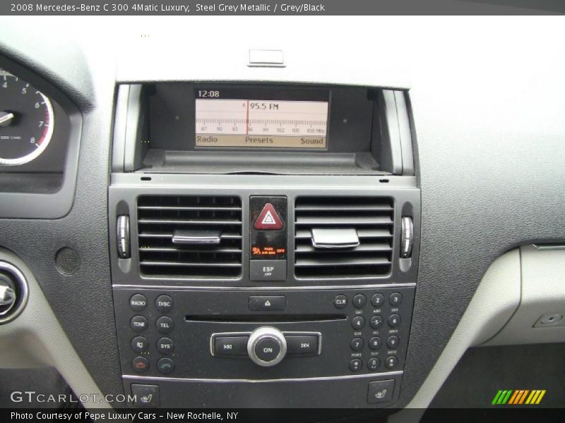 Steel Grey Metallic / Grey/Black 2008 Mercedes-Benz C 300 4Matic Luxury