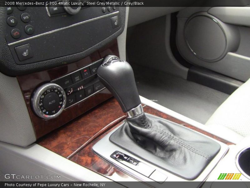 Steel Grey Metallic / Grey/Black 2008 Mercedes-Benz C 300 4Matic Luxury