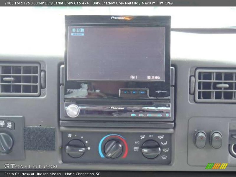 Dark Shadow Grey Metallic / Medium Flint Grey 2003 Ford F250 Super Duty Lariat Crew Cab 4x4