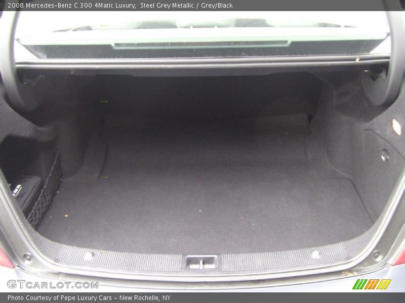Steel Grey Metallic / Grey/Black 2008 Mercedes-Benz C 300 4Matic Luxury