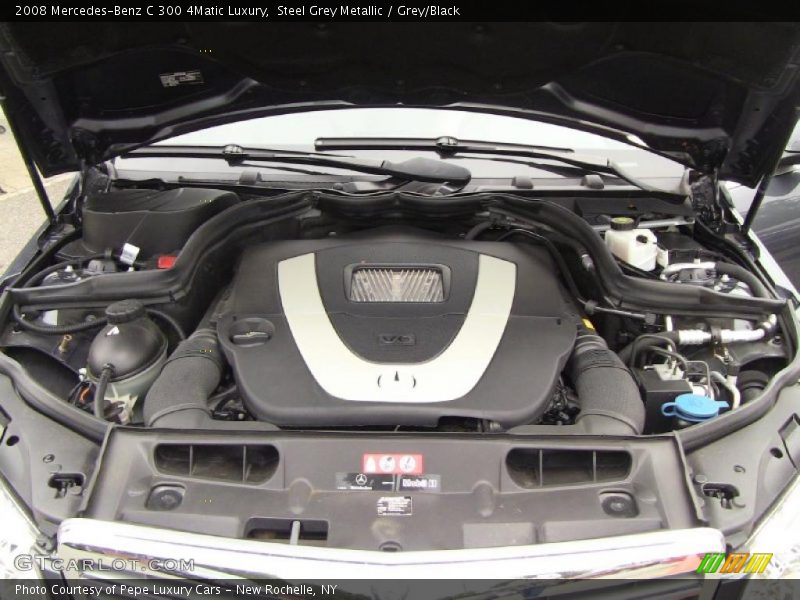Steel Grey Metallic / Grey/Black 2008 Mercedes-Benz C 300 4Matic Luxury