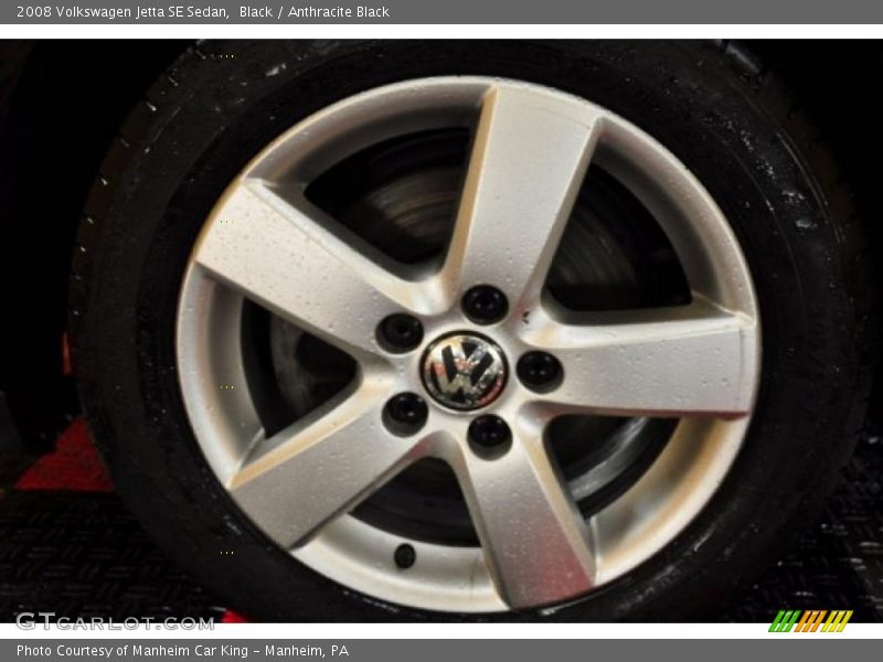 Black / Anthracite Black 2008 Volkswagen Jetta SE Sedan