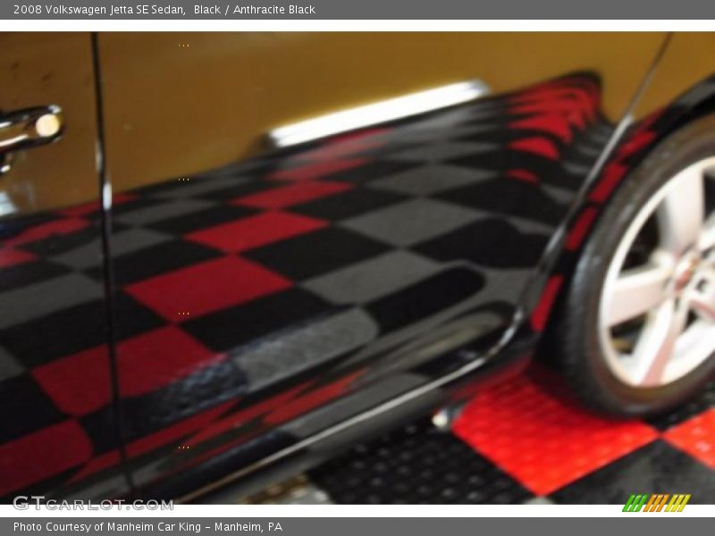 Black / Anthracite Black 2008 Volkswagen Jetta SE Sedan