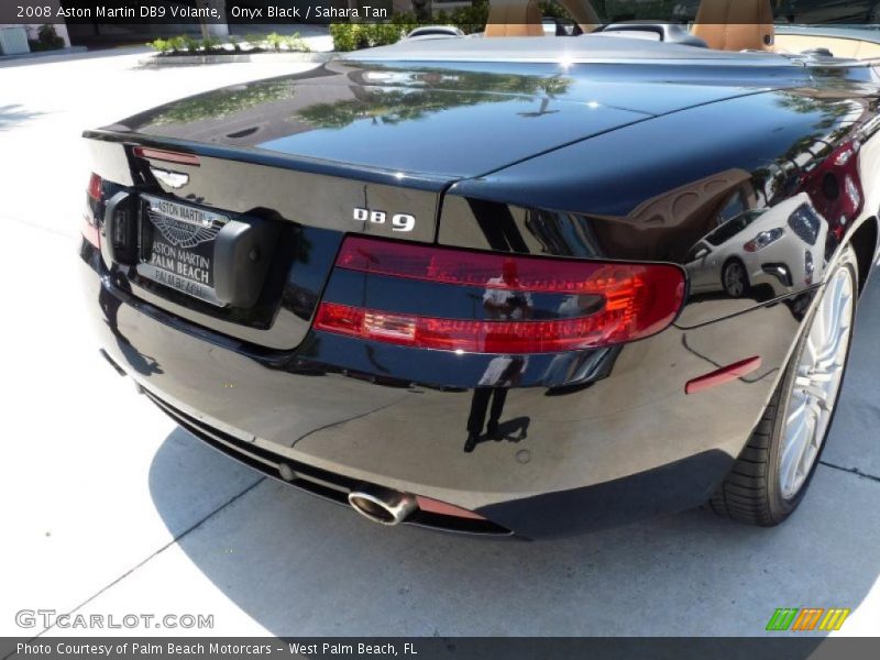 Onyx Black / Sahara Tan 2008 Aston Martin DB9 Volante